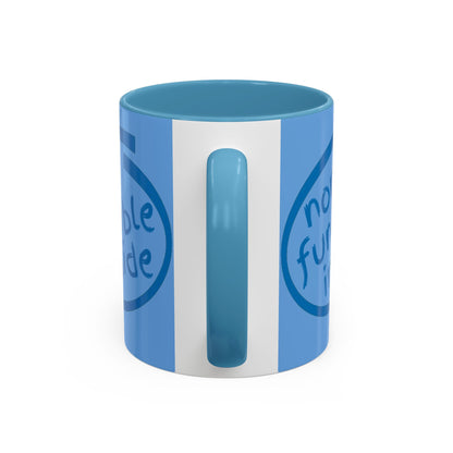 Non-Fungible Inside Light Blue Accent Mug by cypherpunkgear.com