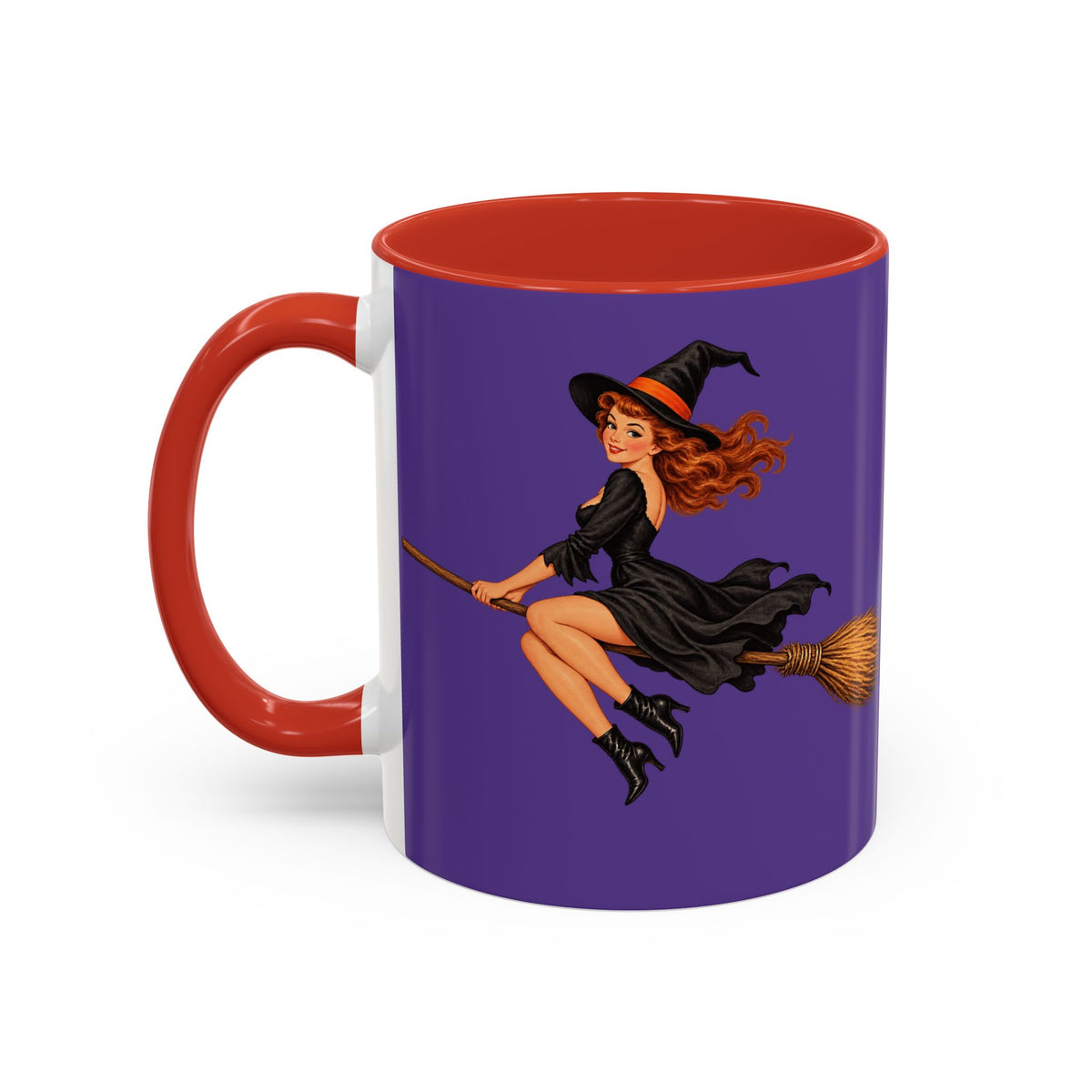 Hazel Hex Purple Accent Mug by CreepyCrafts.boo
