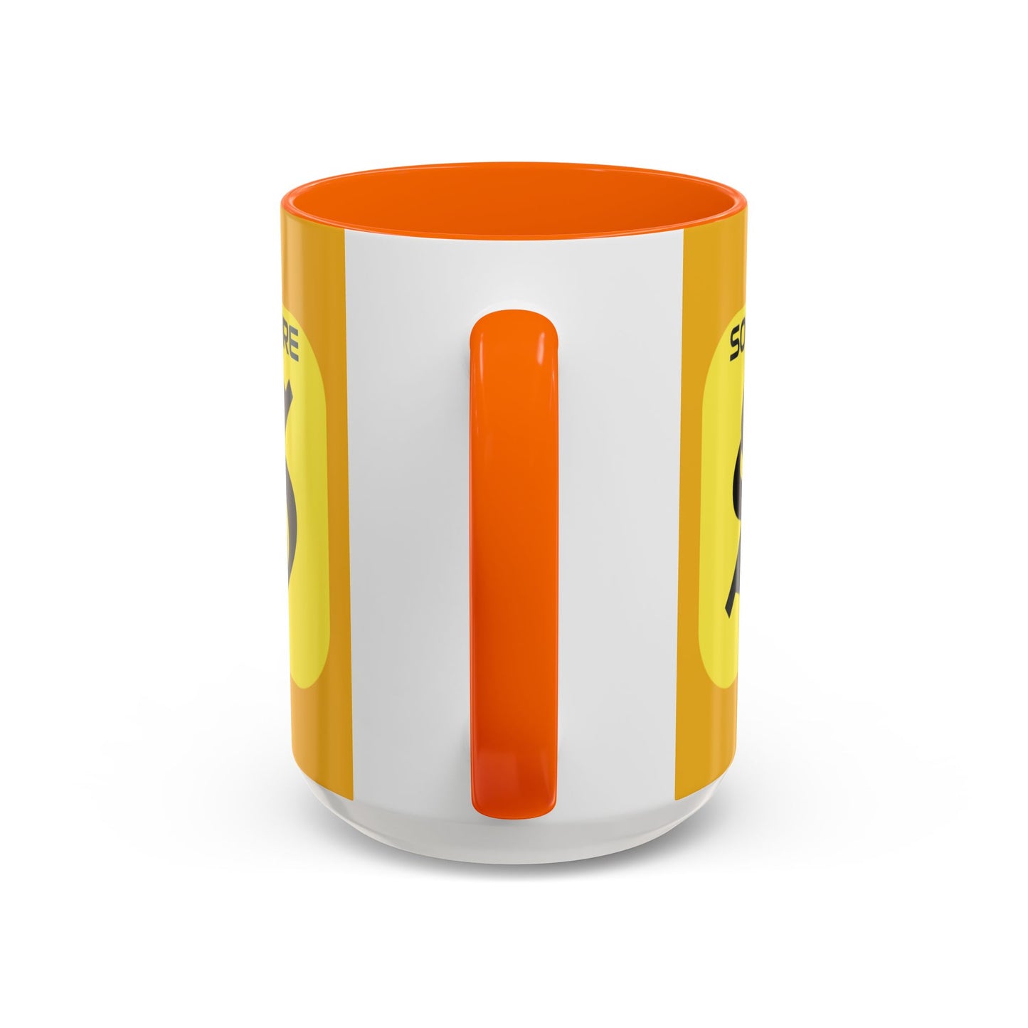 SolflareLogo Yellow Accent Mug by cypherpunkgear.com