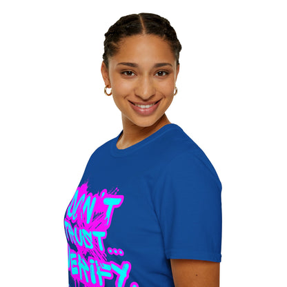Don't Trust...Verify. Dark colors Unisex T-Shirt by cypherpunkgear.com