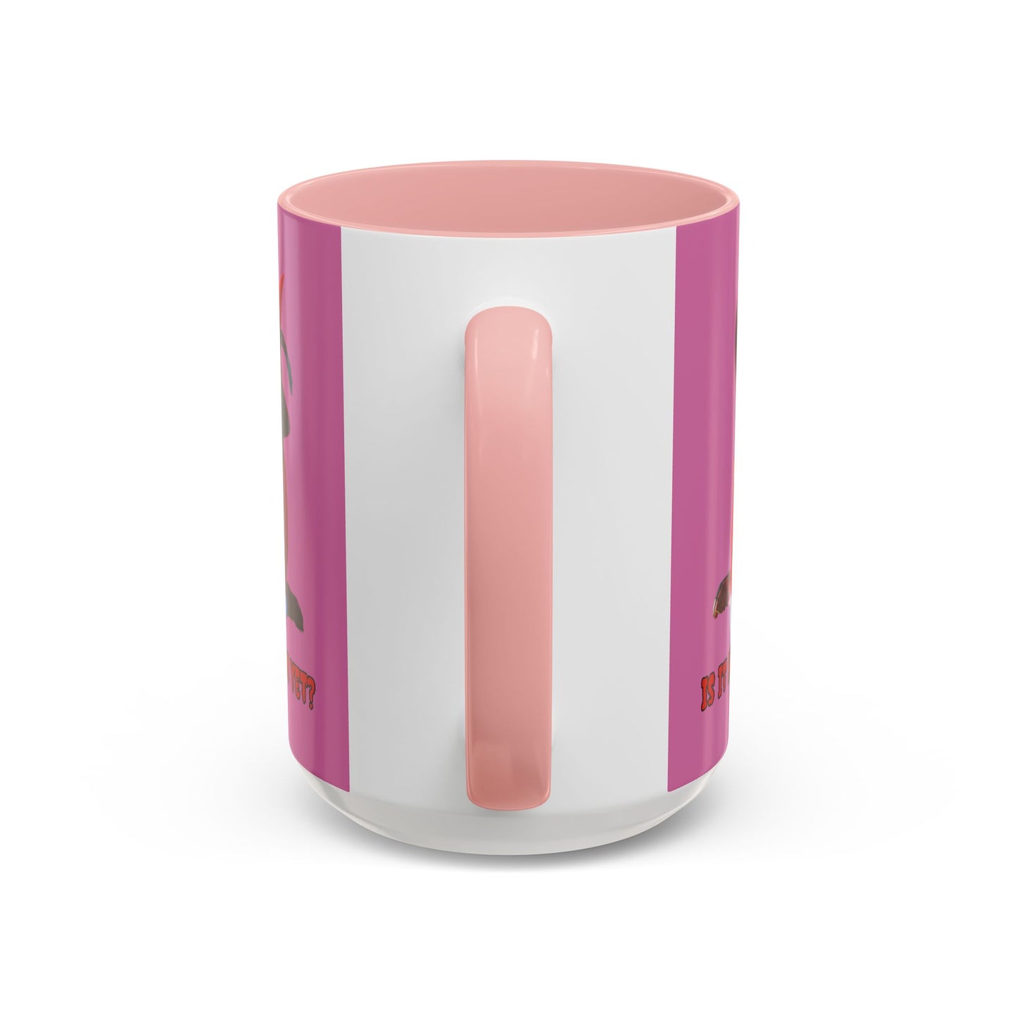 Is it Halloween yet? Pink Accent Mug by CreepyCrafts.boo