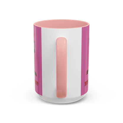 Is it Halloween yet? Pink Accent Mug by CreepyCrafts.boo