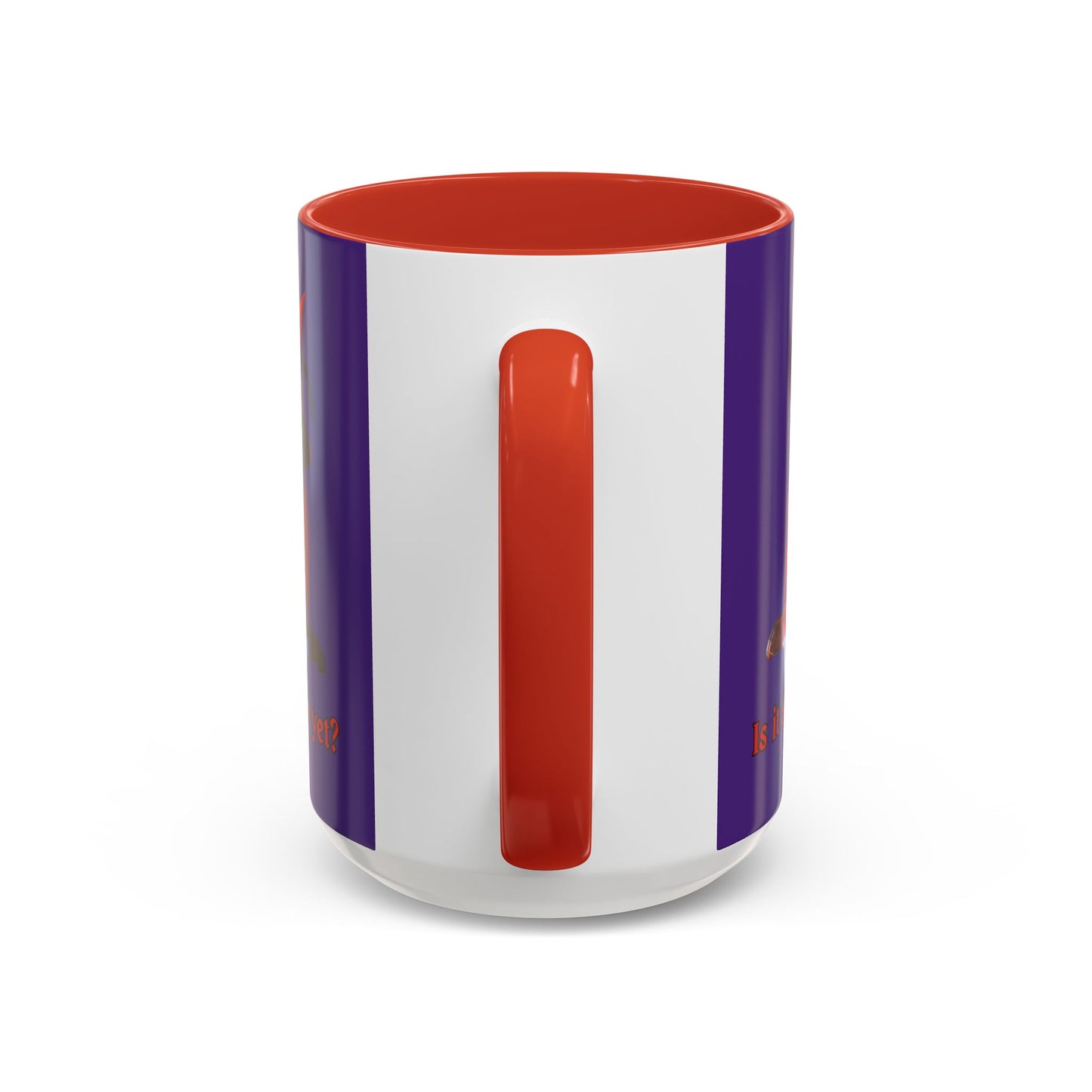Is it Samhain yet? Dark Purple Accent Mug by CreepyCrafts.boo