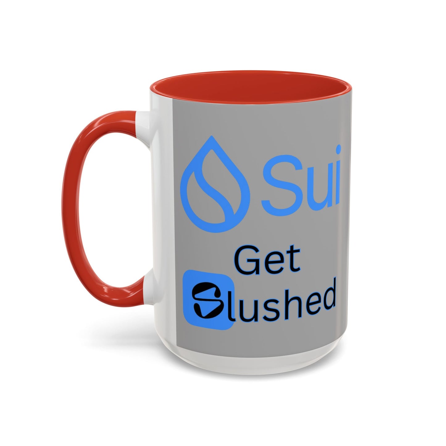 Sui: Get Slushed Grey Accent Mug by cypherpunkgear.com