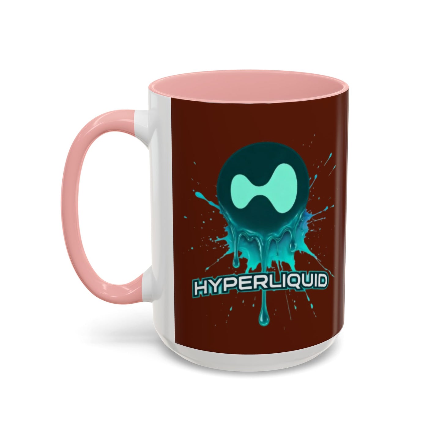 HYPE Drip Brown Accent Mug by cypherpunkgear.com