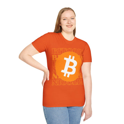 Bitcoin Bitcoin Bitcoin (BTC) Light colors Unisex T-Shirt by cypherpunkgear.com