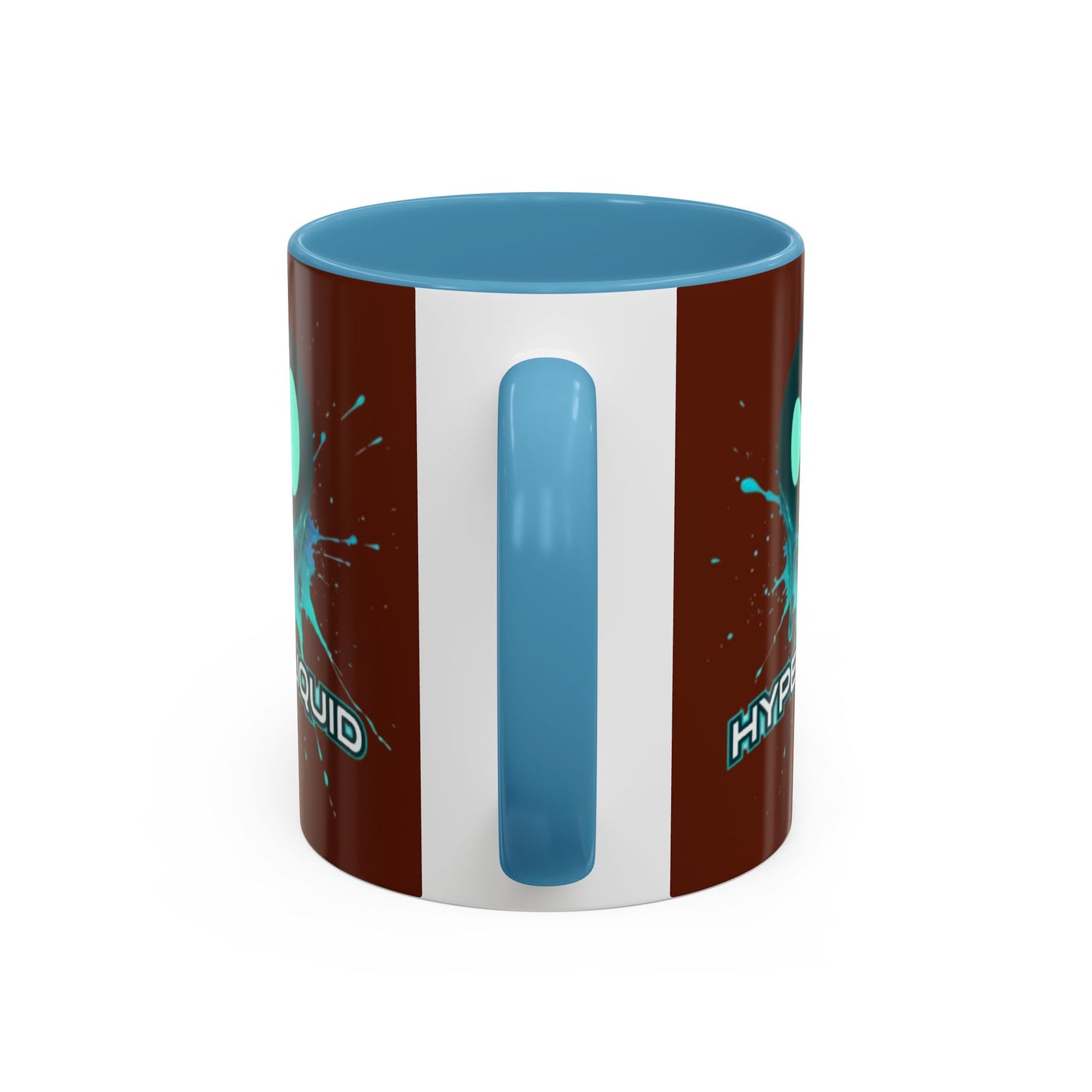 HYPE Drip Brown Accent Mug by cypherpunkgear.com