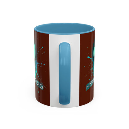 HYPE Drip Brown Accent Mug by cypherpunkgear.com