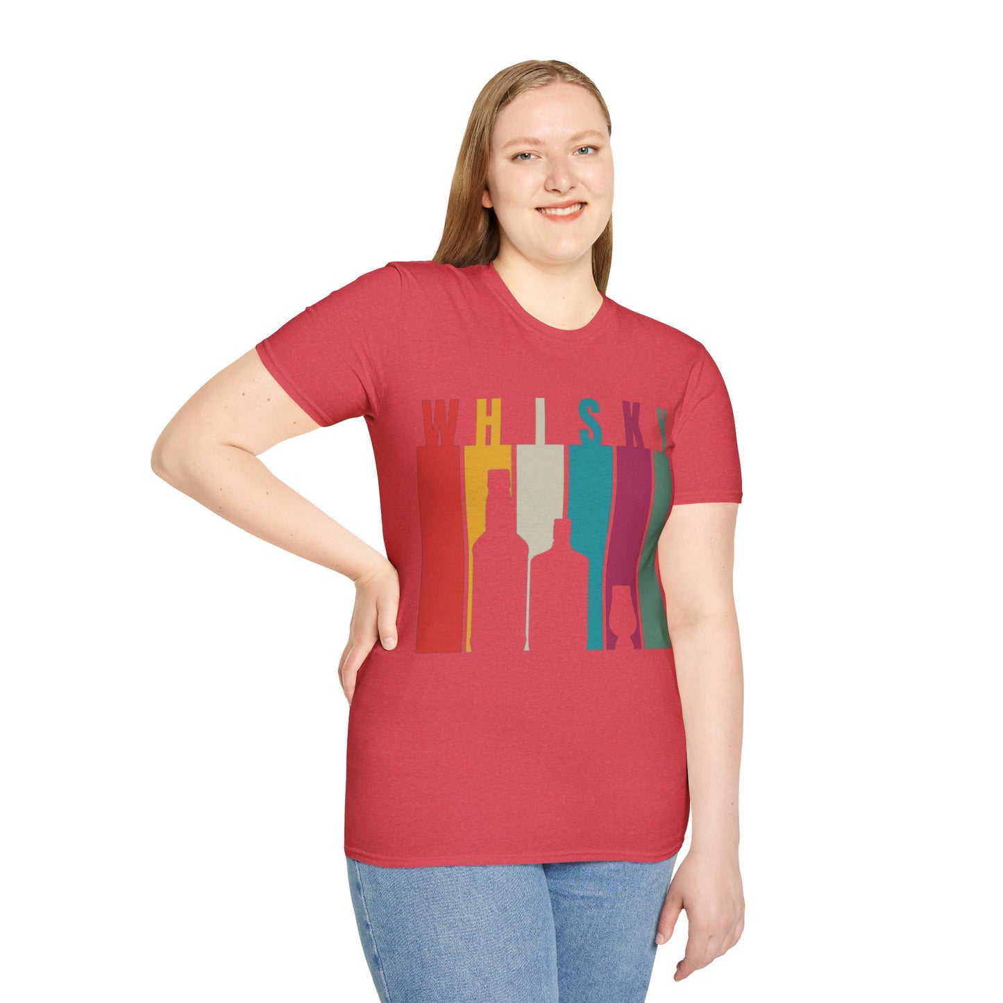 Whisky spelled without an 'e' LTcolors Unisex T-Shirt by cypherpunkgear.com