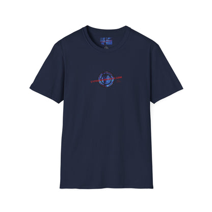 2-sided, cypherpunkgear.com logo Dark colors Unisex T-Shirt by cypherpunkgear.com