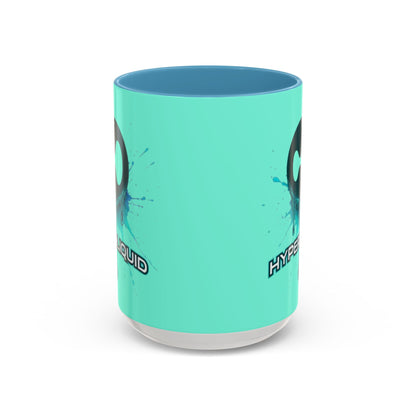 HYPE Drip Light Hyperliquid Accent Mug by cypherpunkgear.com