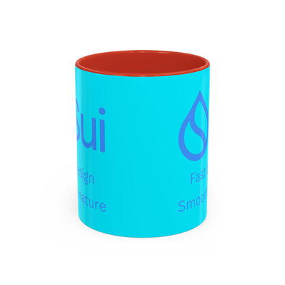 SUI Light Blue Accent Mug by cypherpunkgear.com