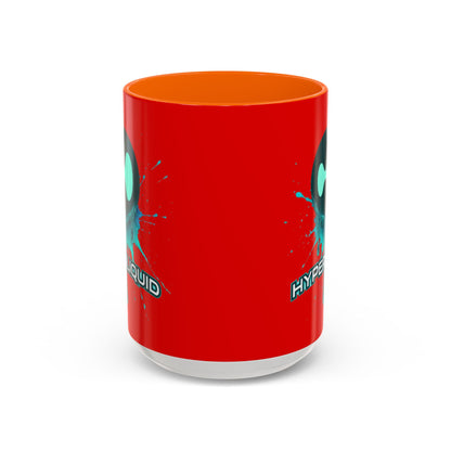 HYPE Drip Red Accent Mug by cypherpunkgear.com