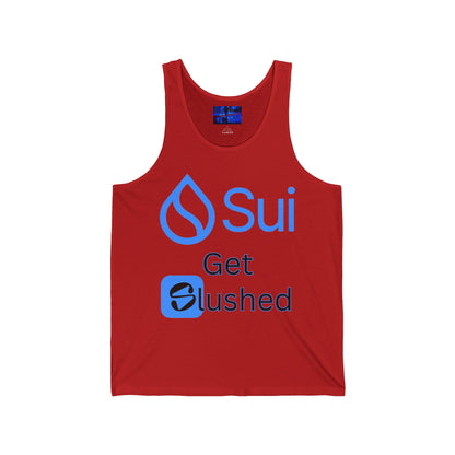 Sui: Get Slushed Unisex Jersey Tank Top by cypherpunkgear.com