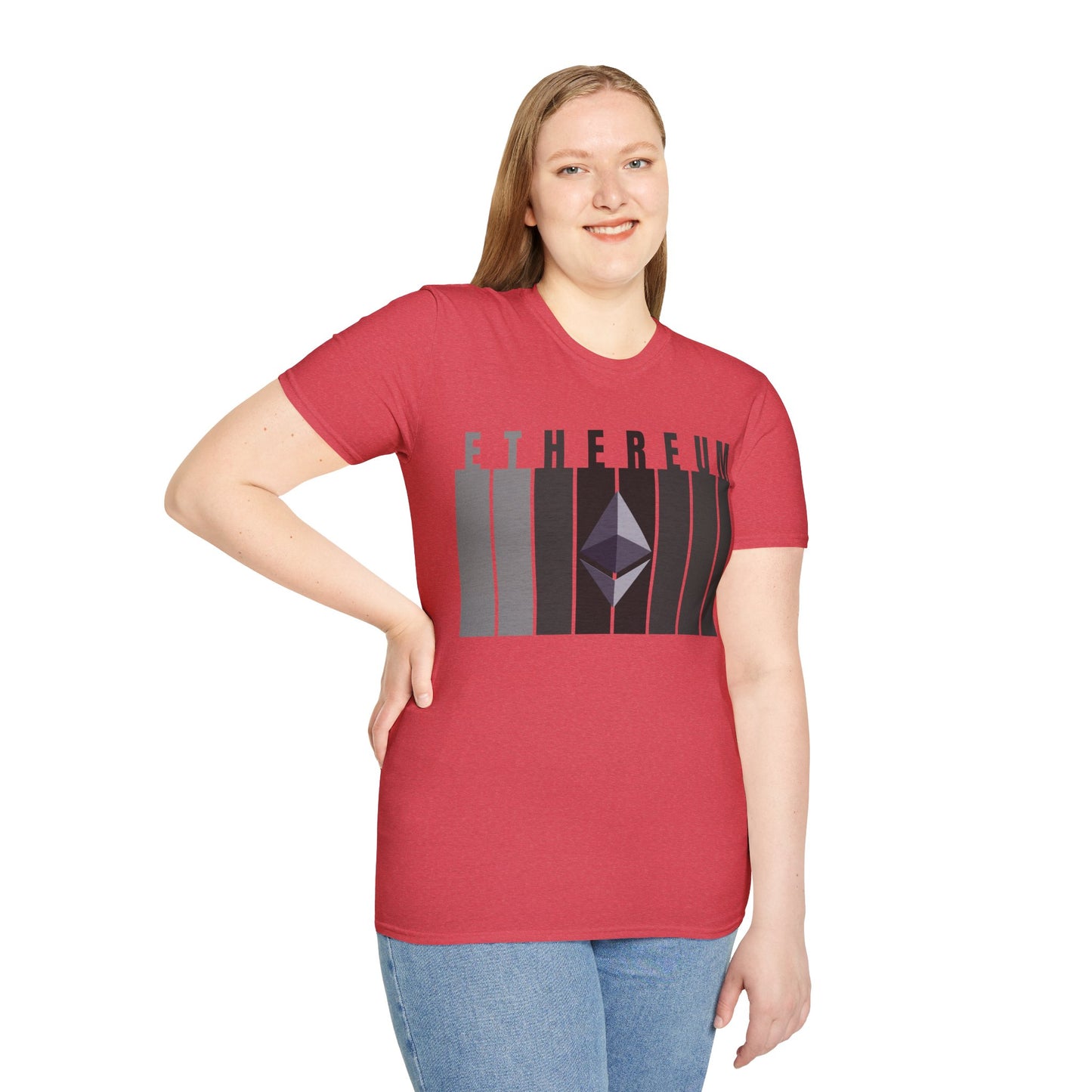 Ethereum (ETH) Light colors Unisex T-Shirt by cypherpunkgear.com