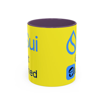 Sui: Get Slushed Yellow Accent Mug by cypherpunkgear.com