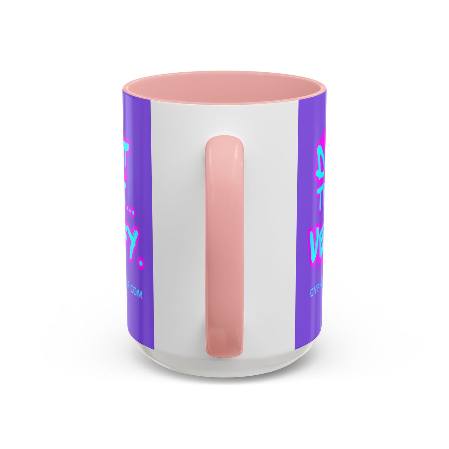 Don't Trust...Verify. Light Purple Accent Mug by cypherpunkgear.com