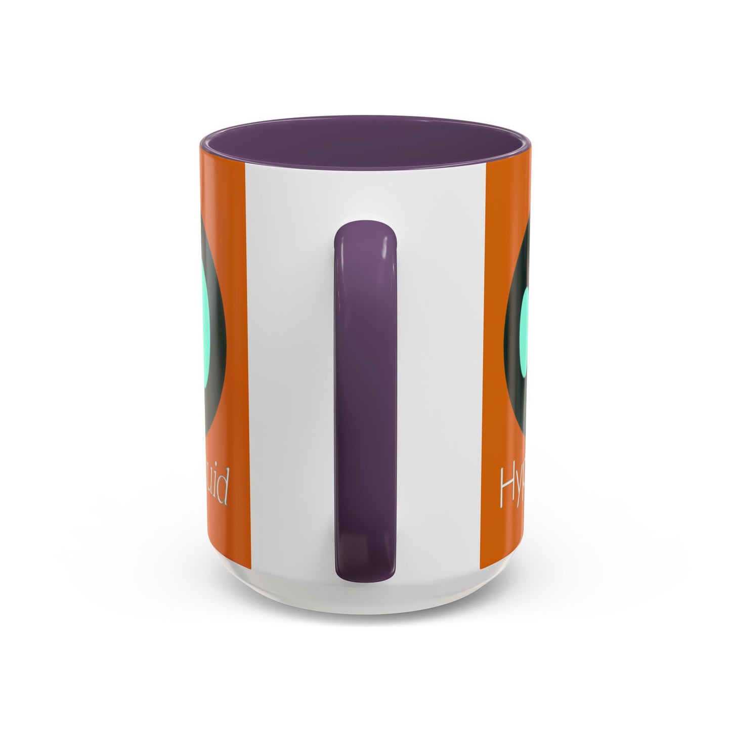 Hyperliquid White font Orange Accent Mug by cypherpunkgear.com