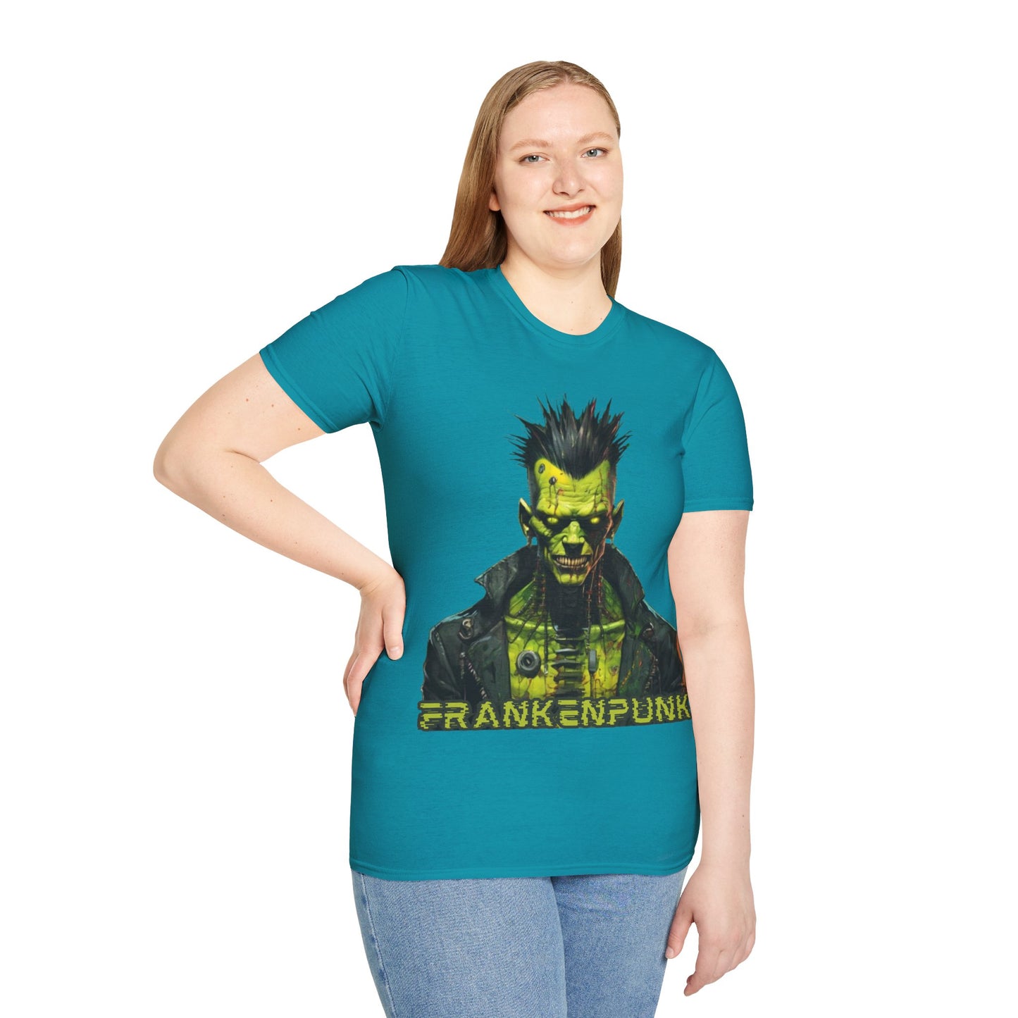 Frankenpunk DKcolors Unisex T-Shirt by CreepyCrafts.boo