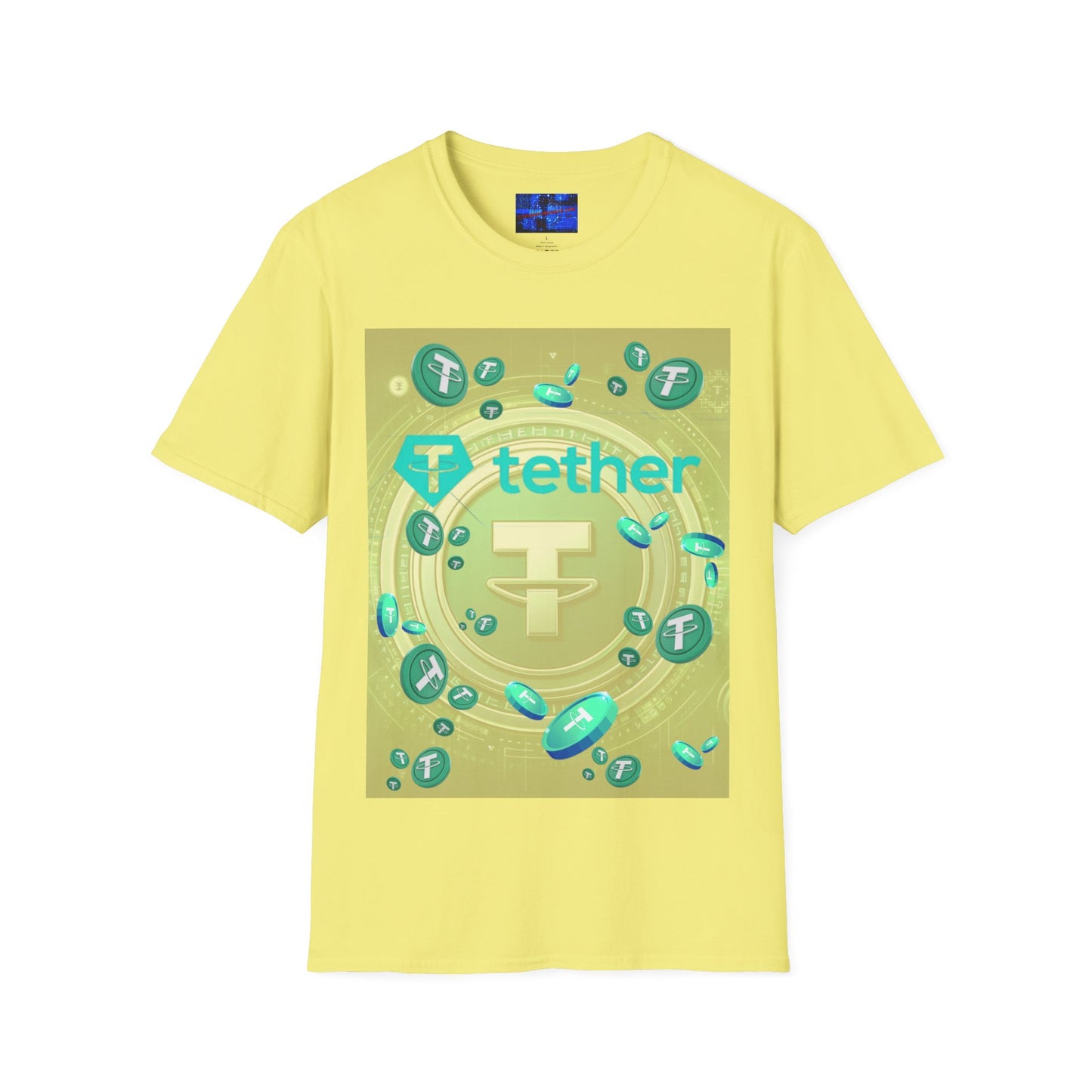 Tether Light colors Unisex T-Shirt by cypherpunkgear.com