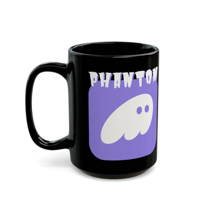 Phantom Hot Wallet Black Mug by cypherpunkgear