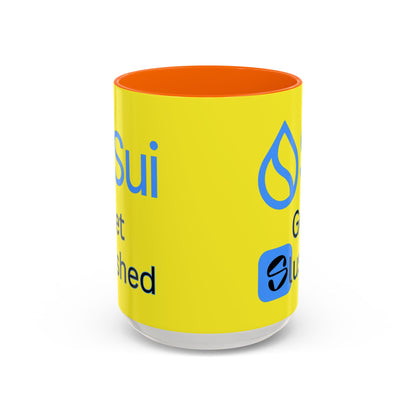 Sui: Get Slushed Yellow Accent Mug by cypherpunkgear.com