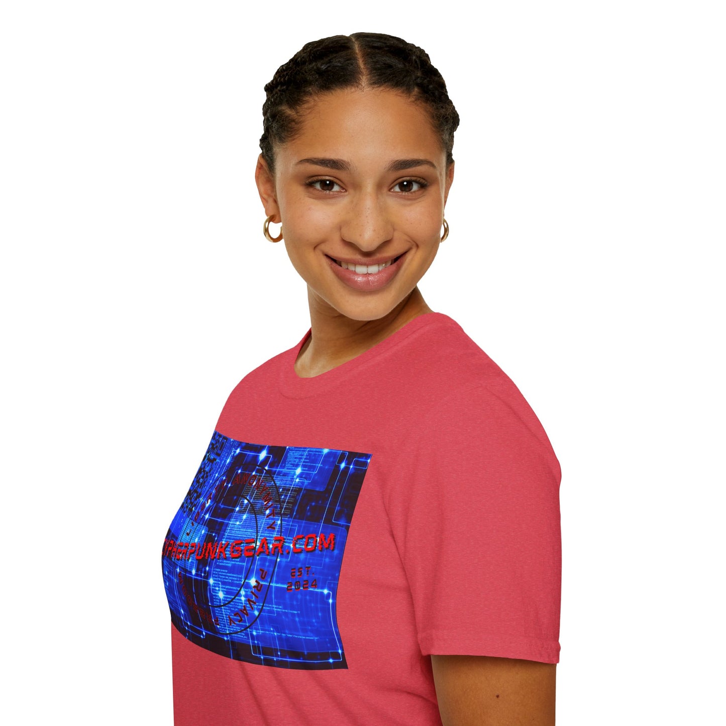 Cypherpunkgear.com logo Light colors Unisex T-Shirt by cypherpunkgear.com