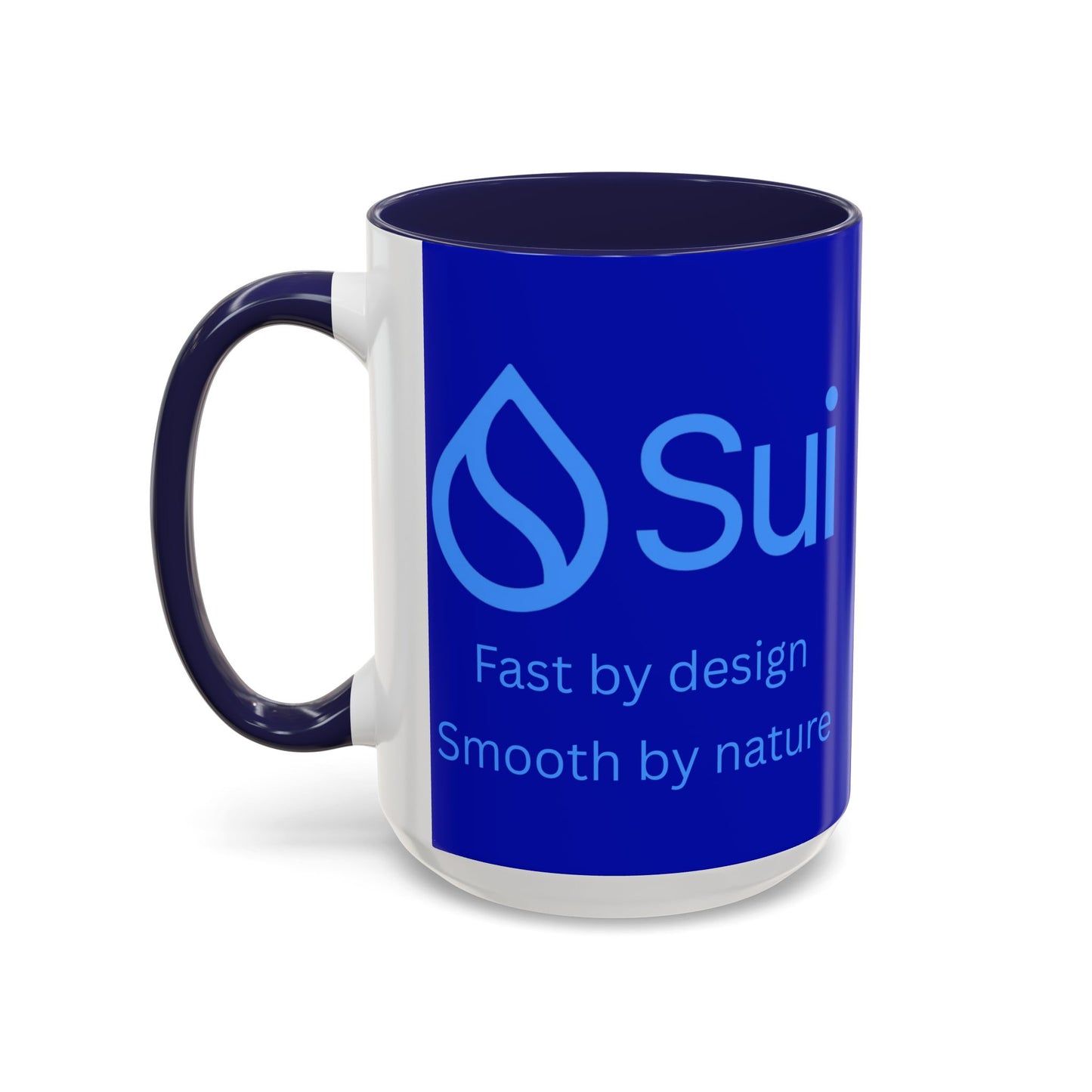 SUI Dark Blue Accent Mug by cypherpunkgear.com