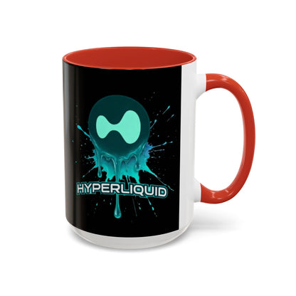 HYPE Drip Black Accent Mug by cypherpunkgear.com