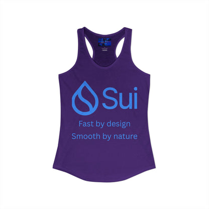 SUI Women's Racerback Tank Top by cypherpunkgear.com