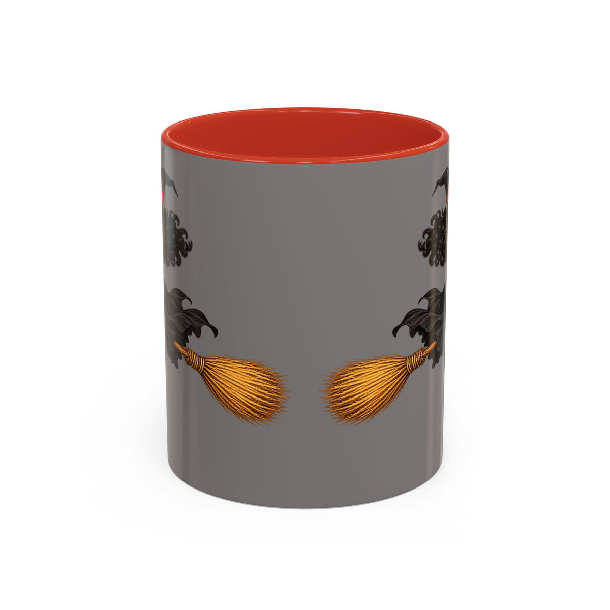 Velvet Vex Grey Accent Mug by CreepyCrafts.boo