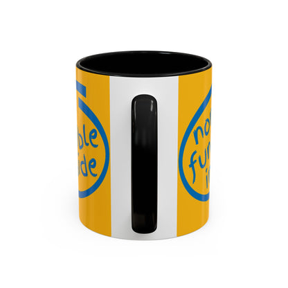 Non-Fungible Inside Yellow Accent Mug by cypherpunkgear.com