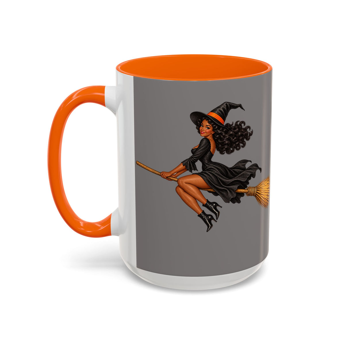 Velvet Vex Grey Accent Mug by CreepyCrafts.boo