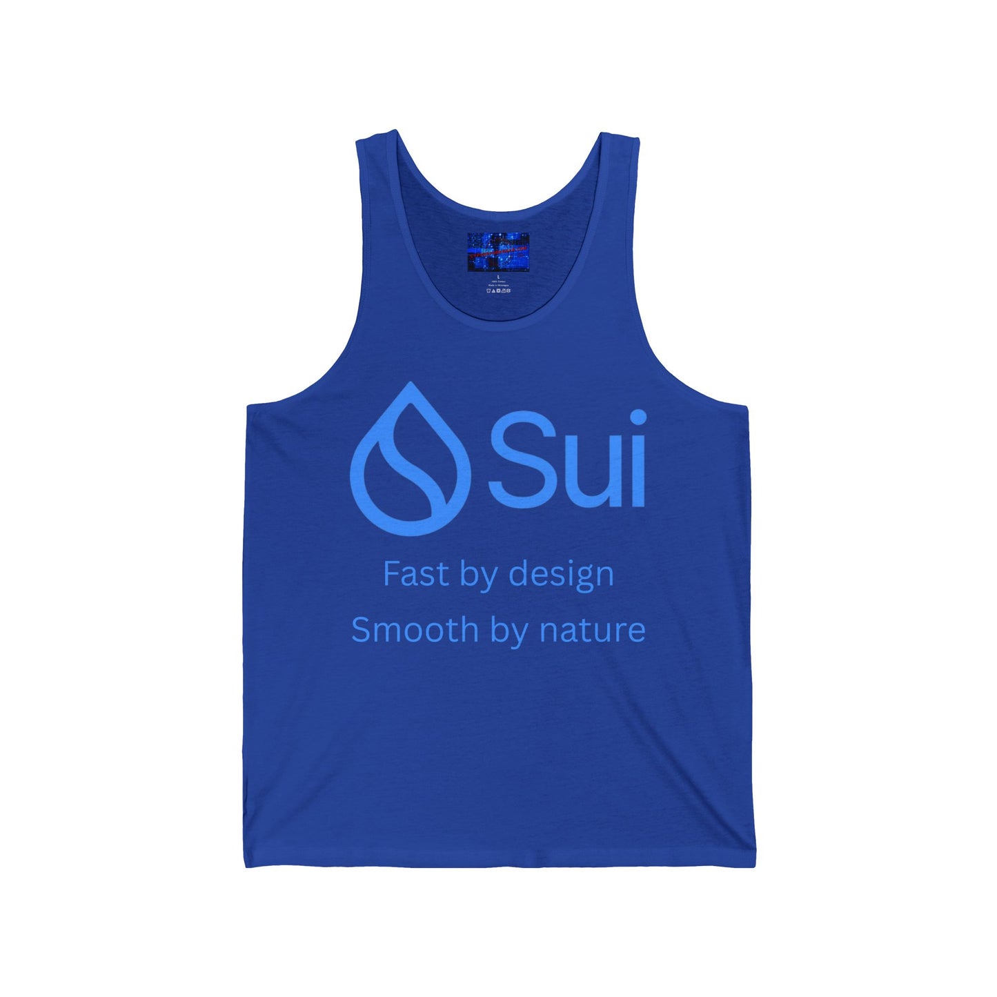 SUI Unisex Jersey Tank Top by cypherpunkgear.com
