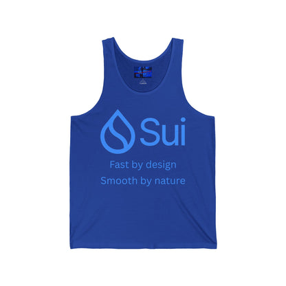 SUI Unisex Jersey Tank Top by cypherpunkgear.com