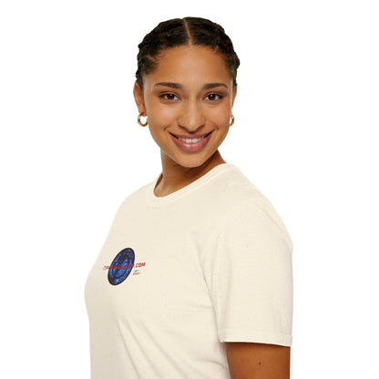 2-sided, cypherpunkgear.com logo Light colors Unisex T-Shirt by cypherpunkgear.com