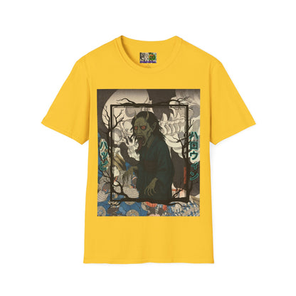 Yōkai Happy Halloween Light colors Unisex T-Shirt by CreepyCrafts.boo