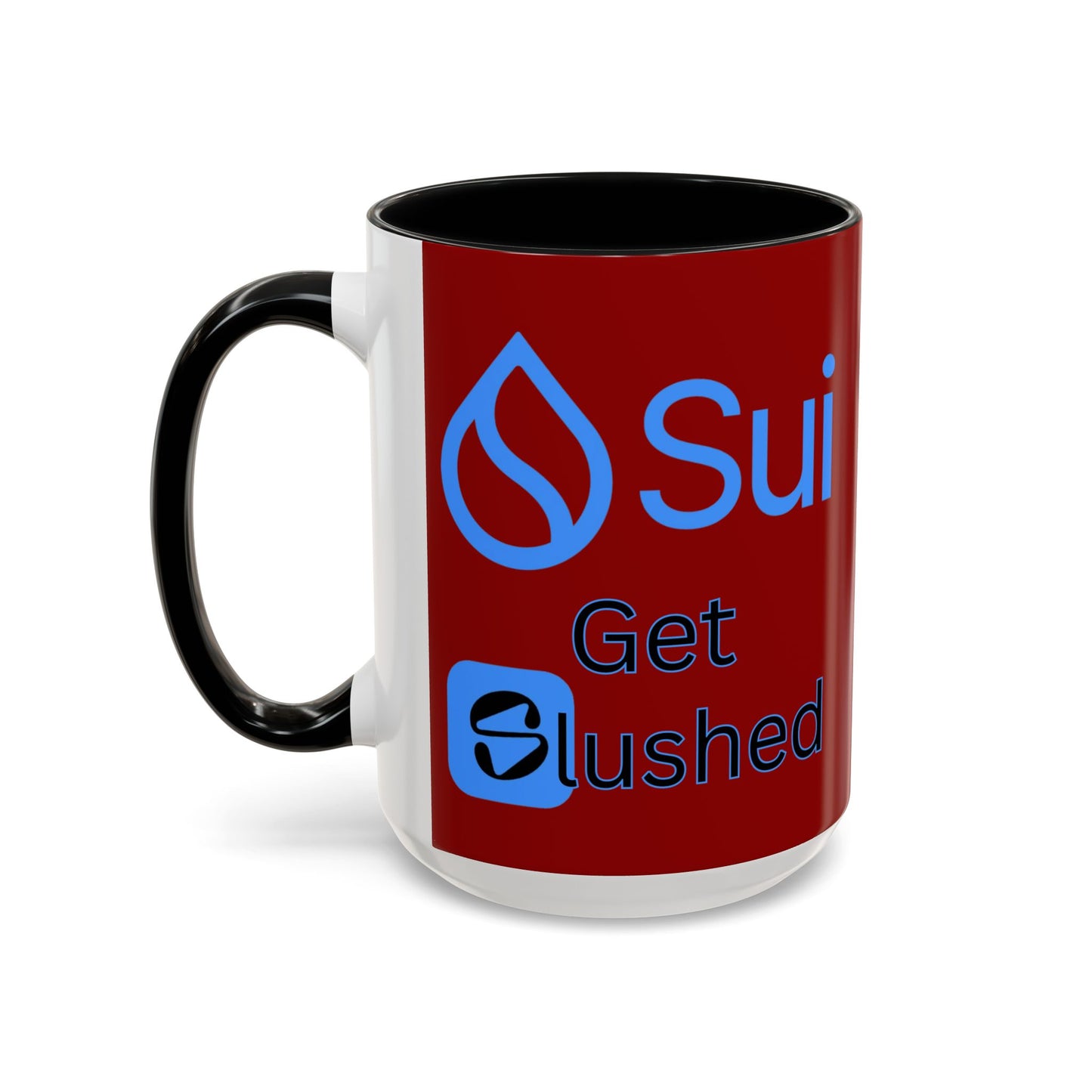 Sui: Get Slushed Red Accent Mug by cypherpunkgear.com