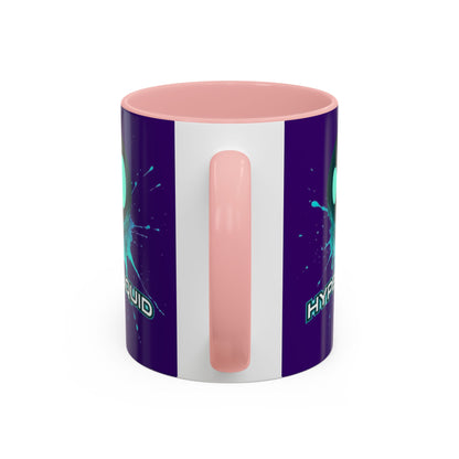 HYPE Drip Dark Purple Accent Mug by cypherpunkgear.com