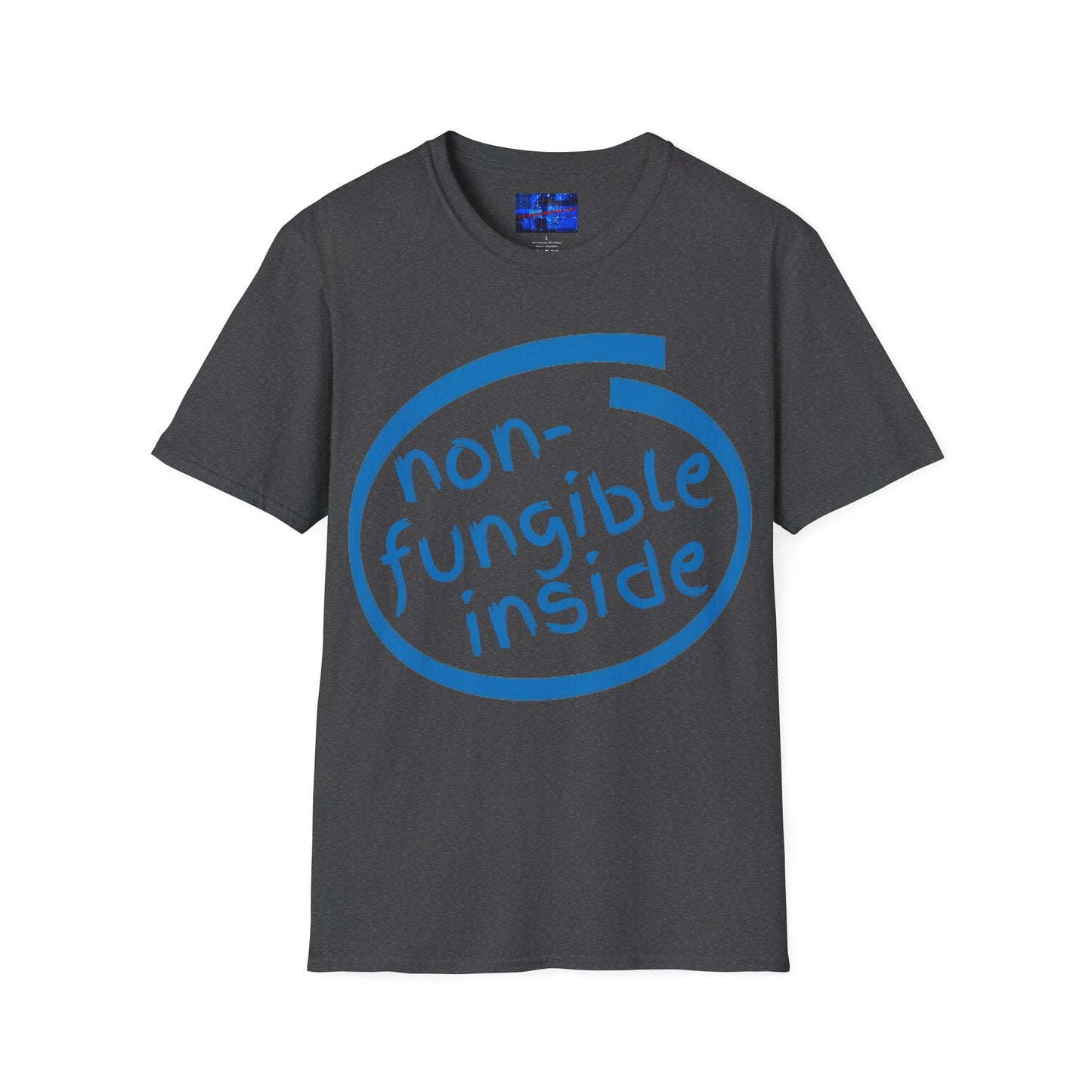 Non-Fungible Inside Dark colors Unisex T-Shirt by cypherpunkgear.com