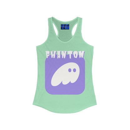 Phantom Hot Wallet Women's Racerback Tank Top by cypherpunkgear.com