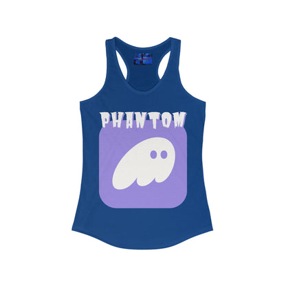 Phantom Hot Wallet Women's Racerback Tank Top by cypherpunkgear.com