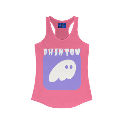 Phantom Hot Wallet Women's Racerback Tank Top by cypherpunkgear.com