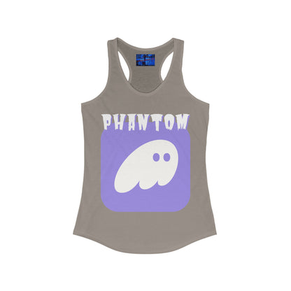Phantom Hot Wallet Women's Racerback Tank Top by cypherpunkgear.com