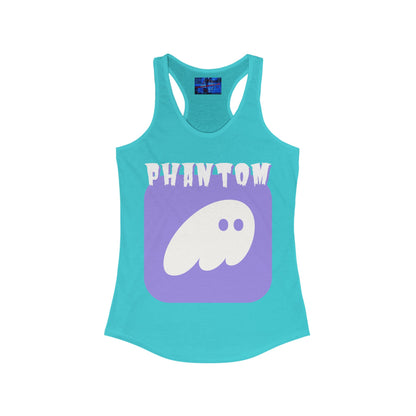 Phantom Hot Wallet Women's Racerback Tank Top by cypherpunkgear.com