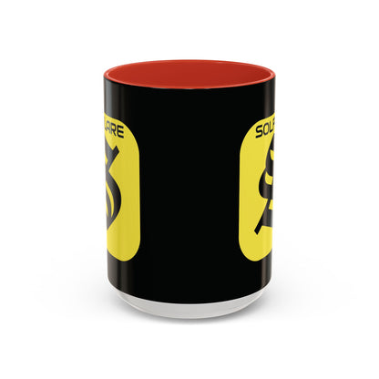 SolflareLogo Black Accent Mug by cypherpunkgear.com