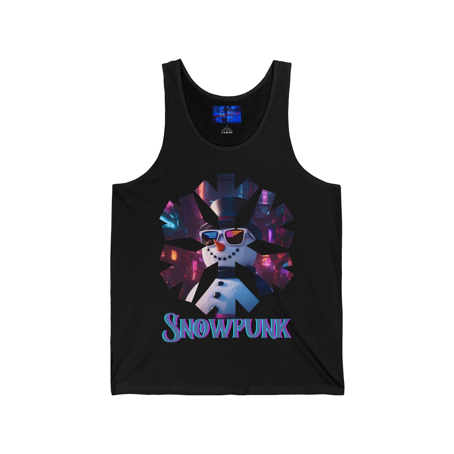 Snowpunk Unisex Jersey Tank Top by cypherpunkgear.com