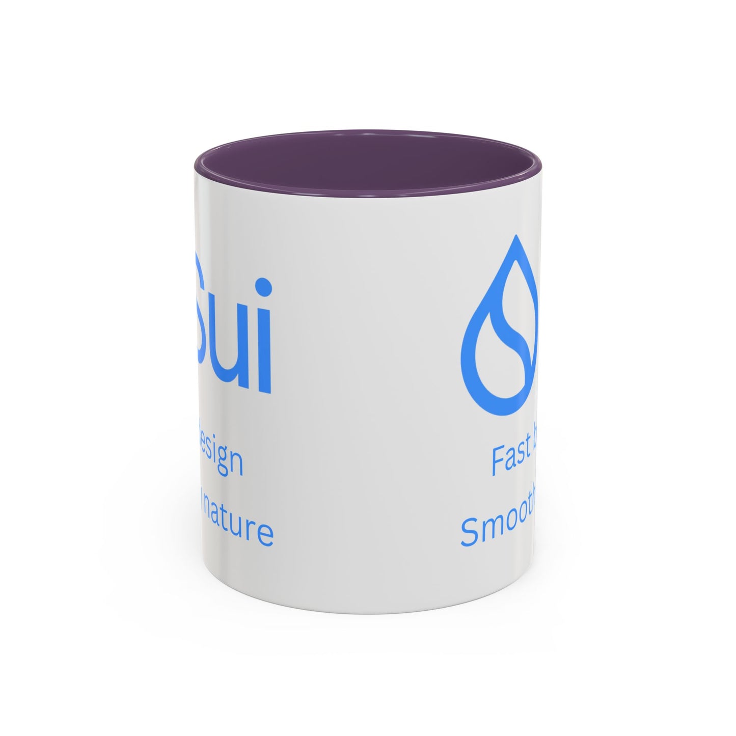 SUI White Accent Mug by cypherpunkgear.com
