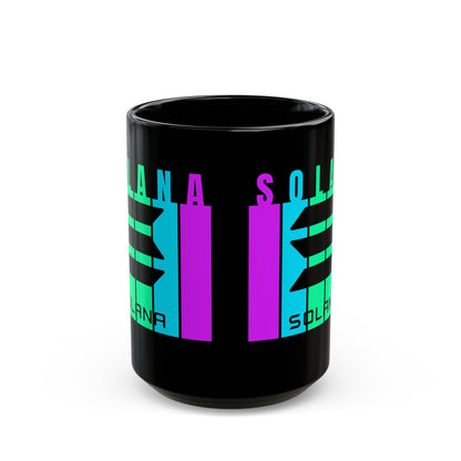 Solana (SOL) Freedom Black Mug by cypherpunkgear.com