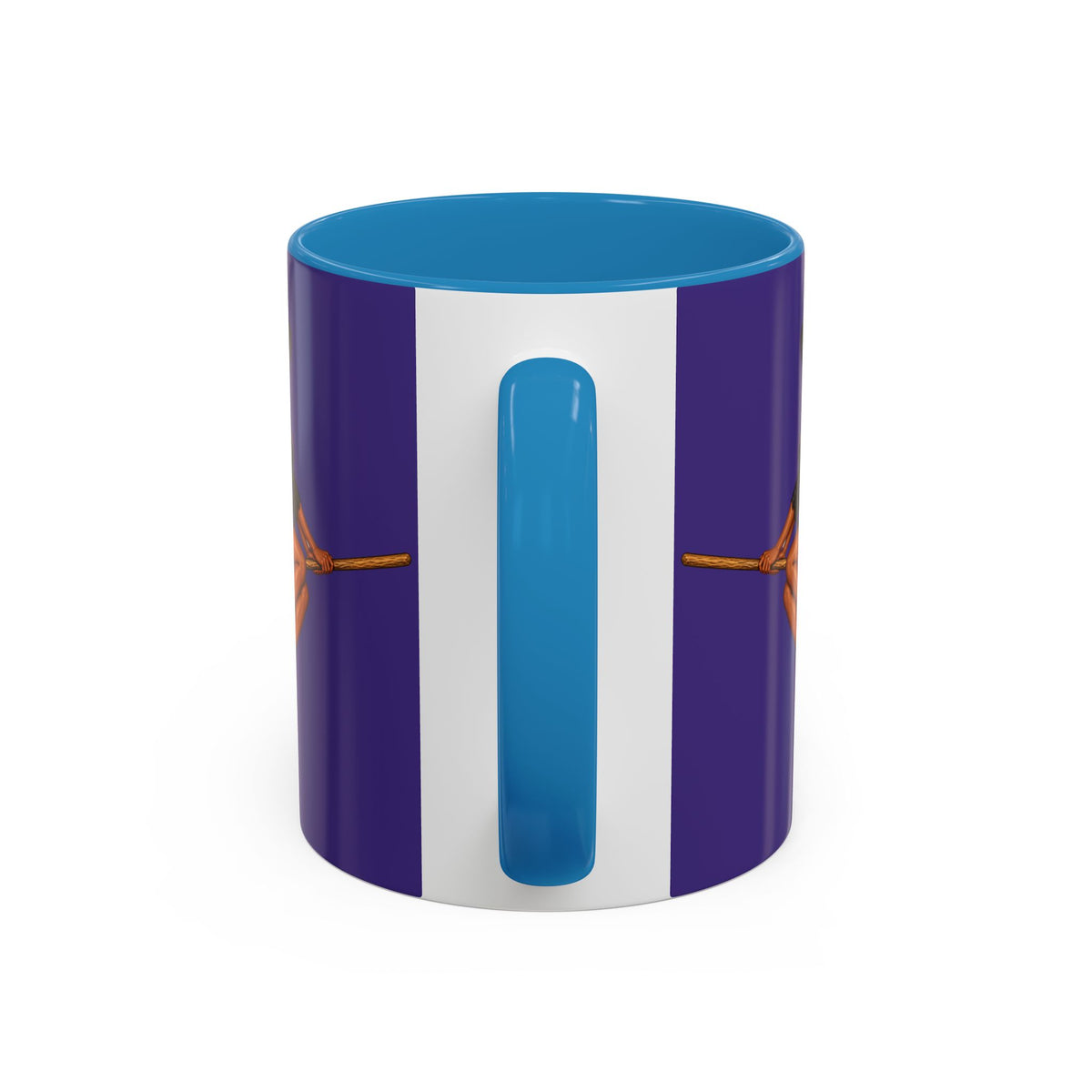 Velvet Vex Purple Accent Mug by CreepyCrafts.boo